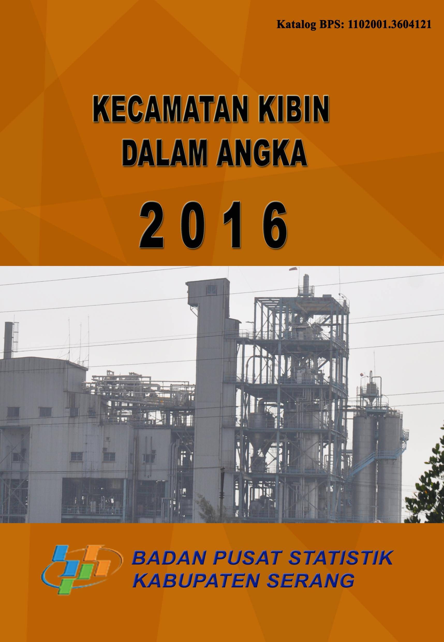 Kecamatan Kibin Dalam Angka 2016